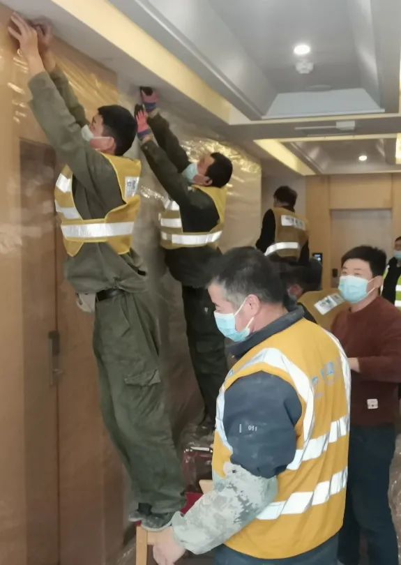 扛起“硬核”擔(dān)當(dāng) 筑牢抗疫防線 ——抗擊疫情，惠眾財金集團在行動(圖6)