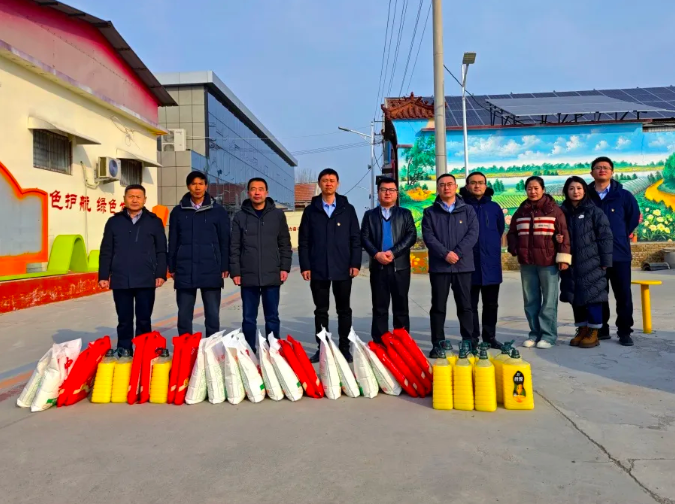 歲寒情意深 慰問暖人心—惠眾財金集團(tuán)到派駐“第一書記”任職村走訪慰問(圖1)