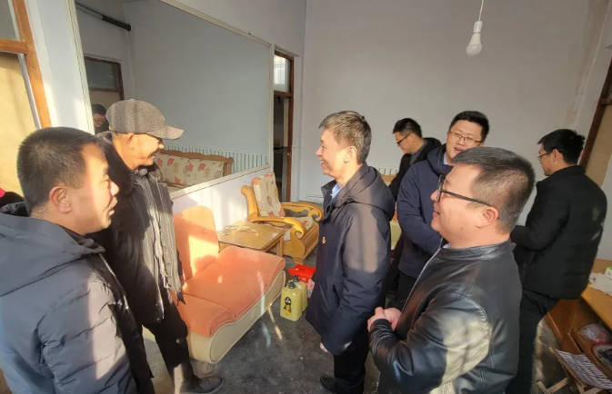 歲寒情意深 慰問暖人心—惠眾財金集團(tuán)到派駐“第一書記”任職村走訪慰問(圖3)